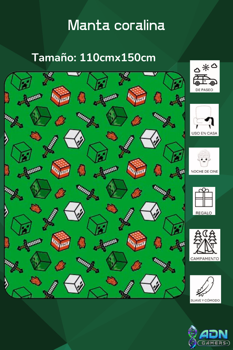 MINECRAFT Manta coralina