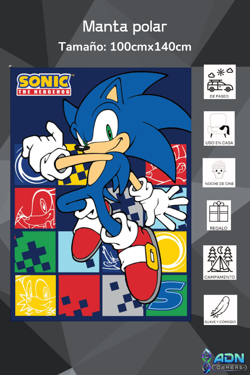 Sonic The Hedgehog in Action Manta polar