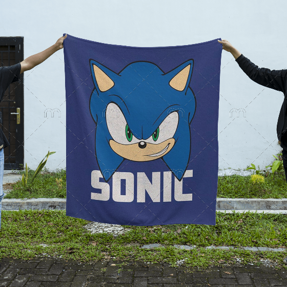 Sonic The Hedgehog Face Manta polar