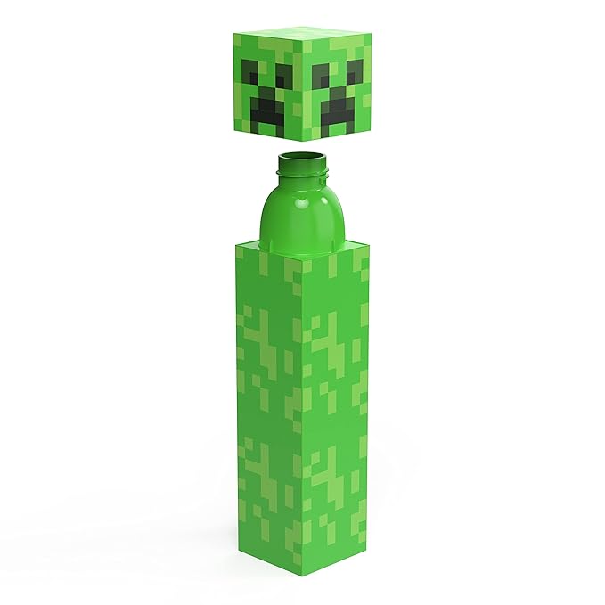 MINECRAFT CREEPER Botella Plástica Cantimplora