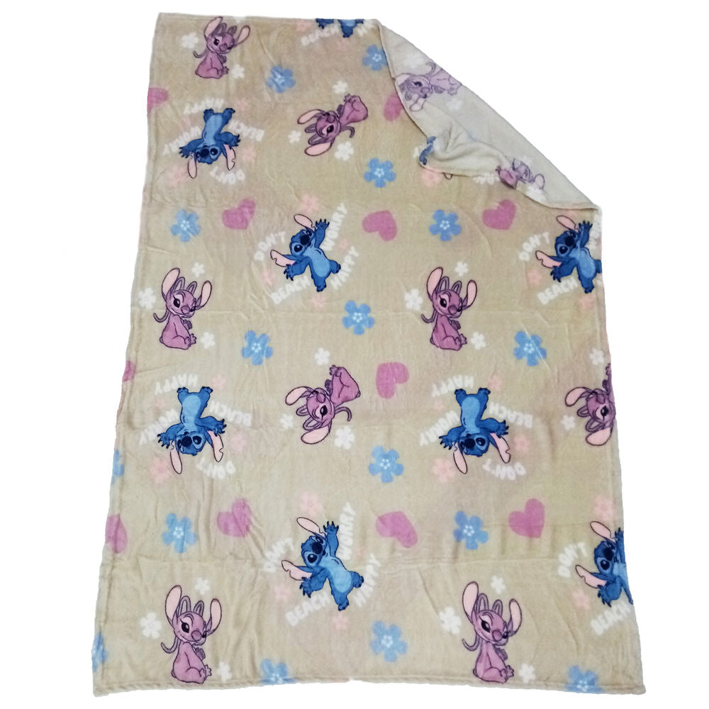 Disney Stitch™ Manta coralina original Stitch y Ángel