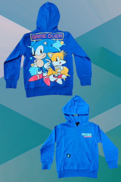 Sonic Sudadera con Capucha para niños