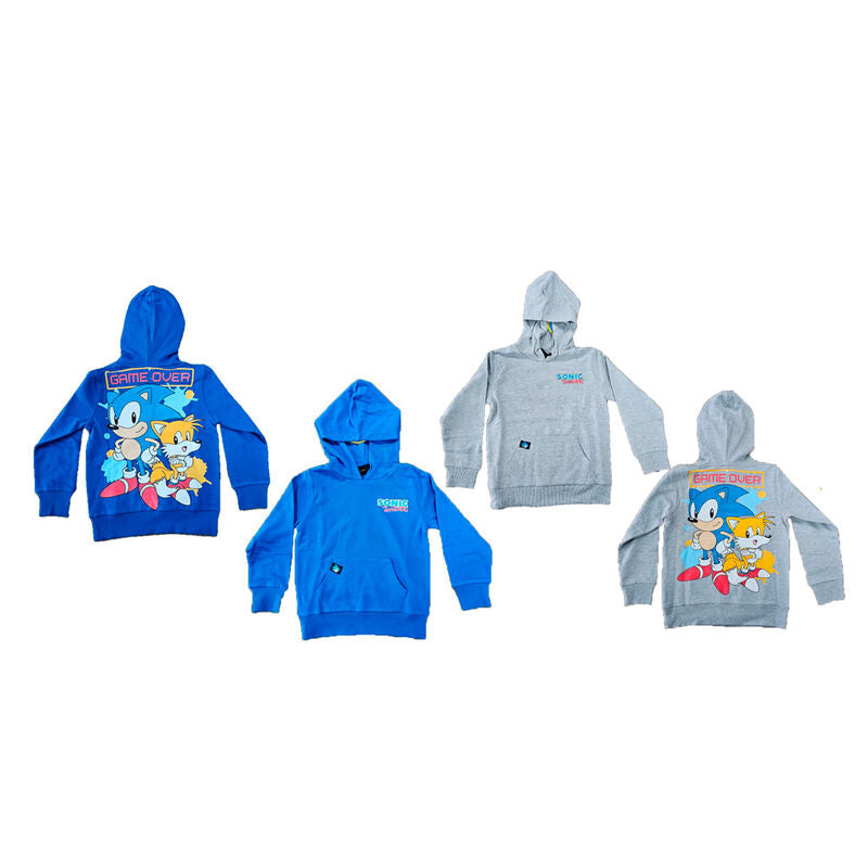 Sonic Sudadera con Capucha para niños