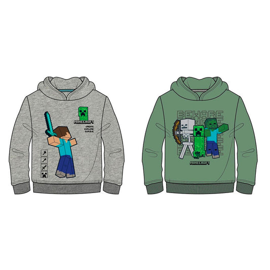 MINECRAFT Sudadera con Capucha para niños