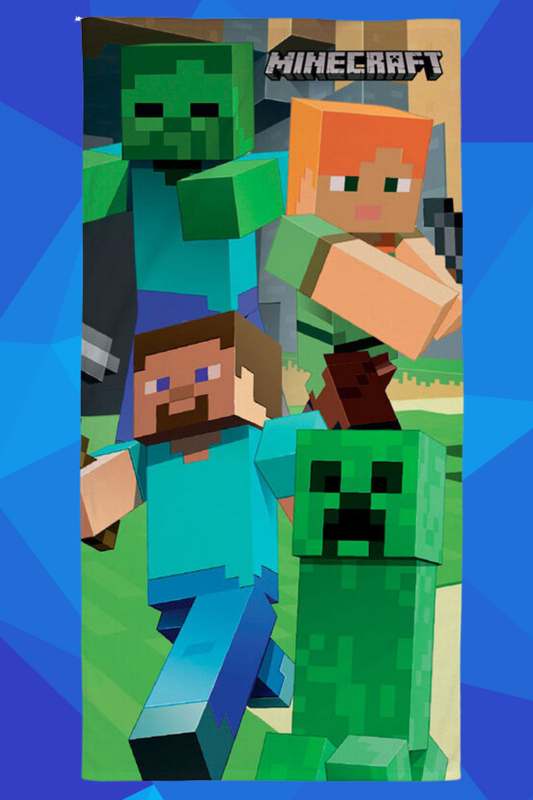 MINECRAFT Toalla de algodón
