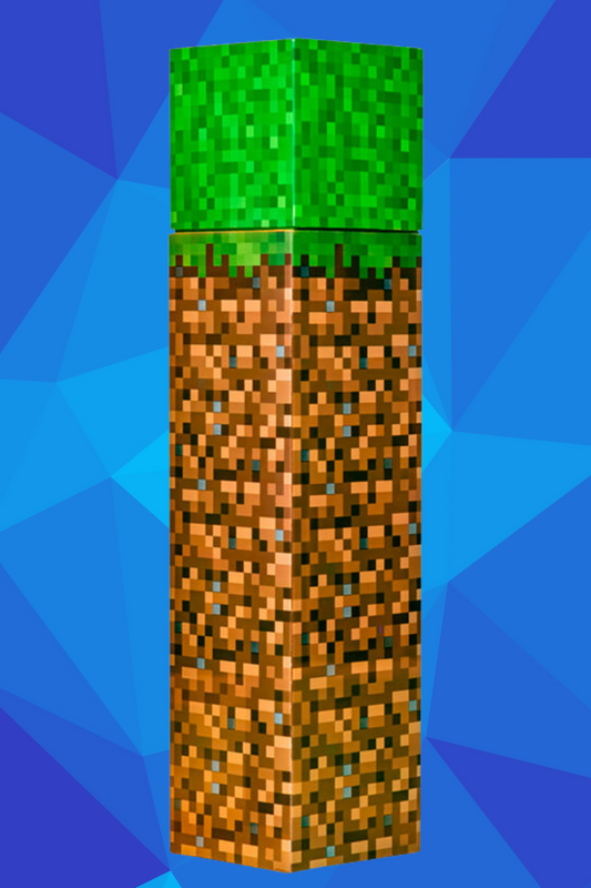 MINECRAFT Botella Plástica Cantimplora